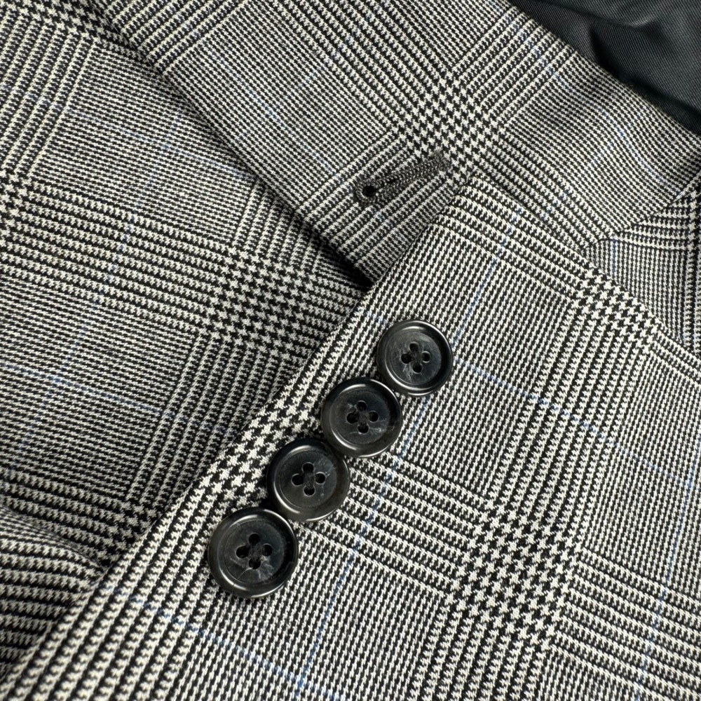 JOS A BANK Signature Collection Mens Wool Plaid Sport Coat‎ Blazer R42 - Picture 7 of 10